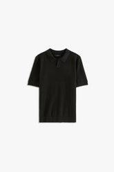 Johnny Collar Textured Polo